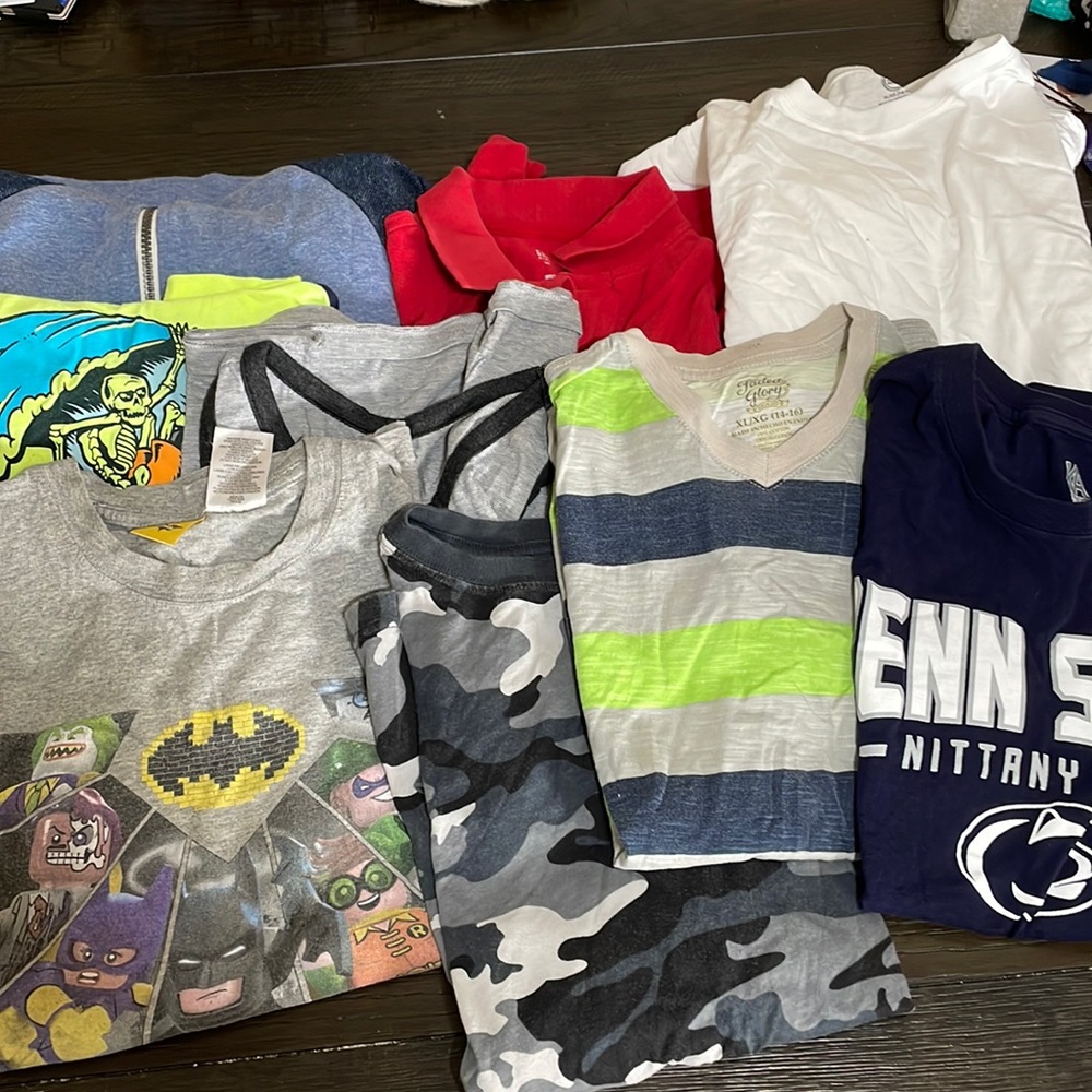 Boys size 14-16 shirt bundle